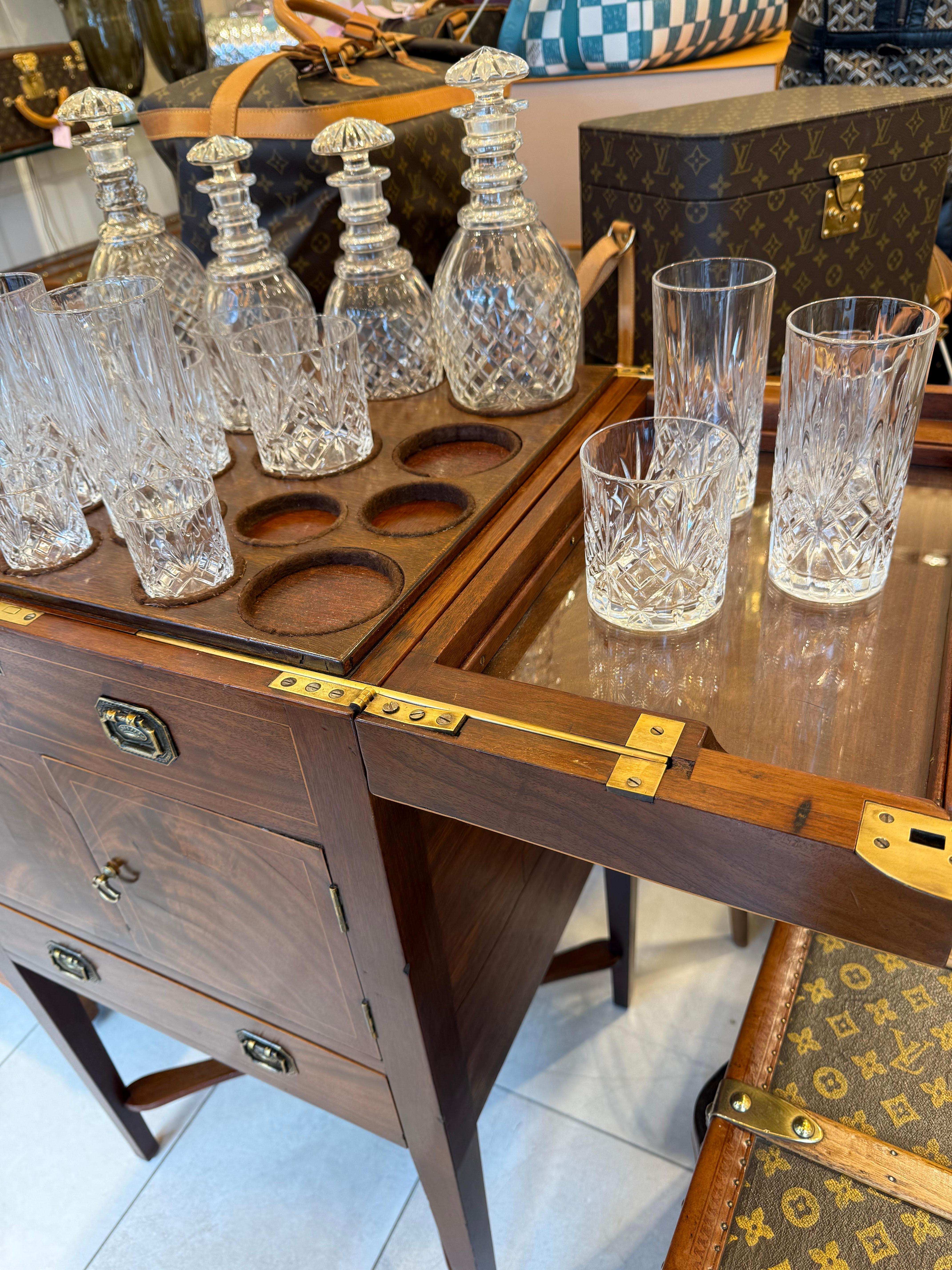 Rising Drink Cabinet, Cocktail Bar, Dry Bar, Folding Bar, Pop Up Bar For Sale 13