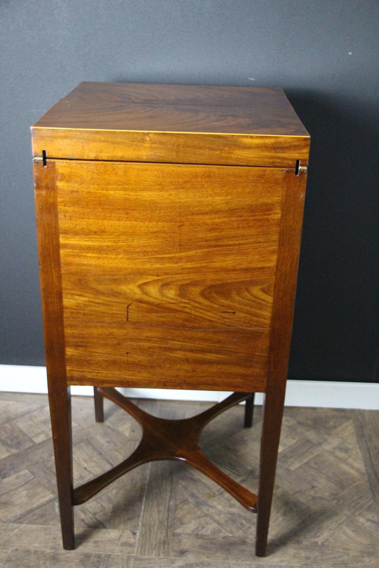 Walnut Rising Drink Cabinet, Cocktail Bar, Dry Bar, Folding Bar, Pop Up Bar For Sale