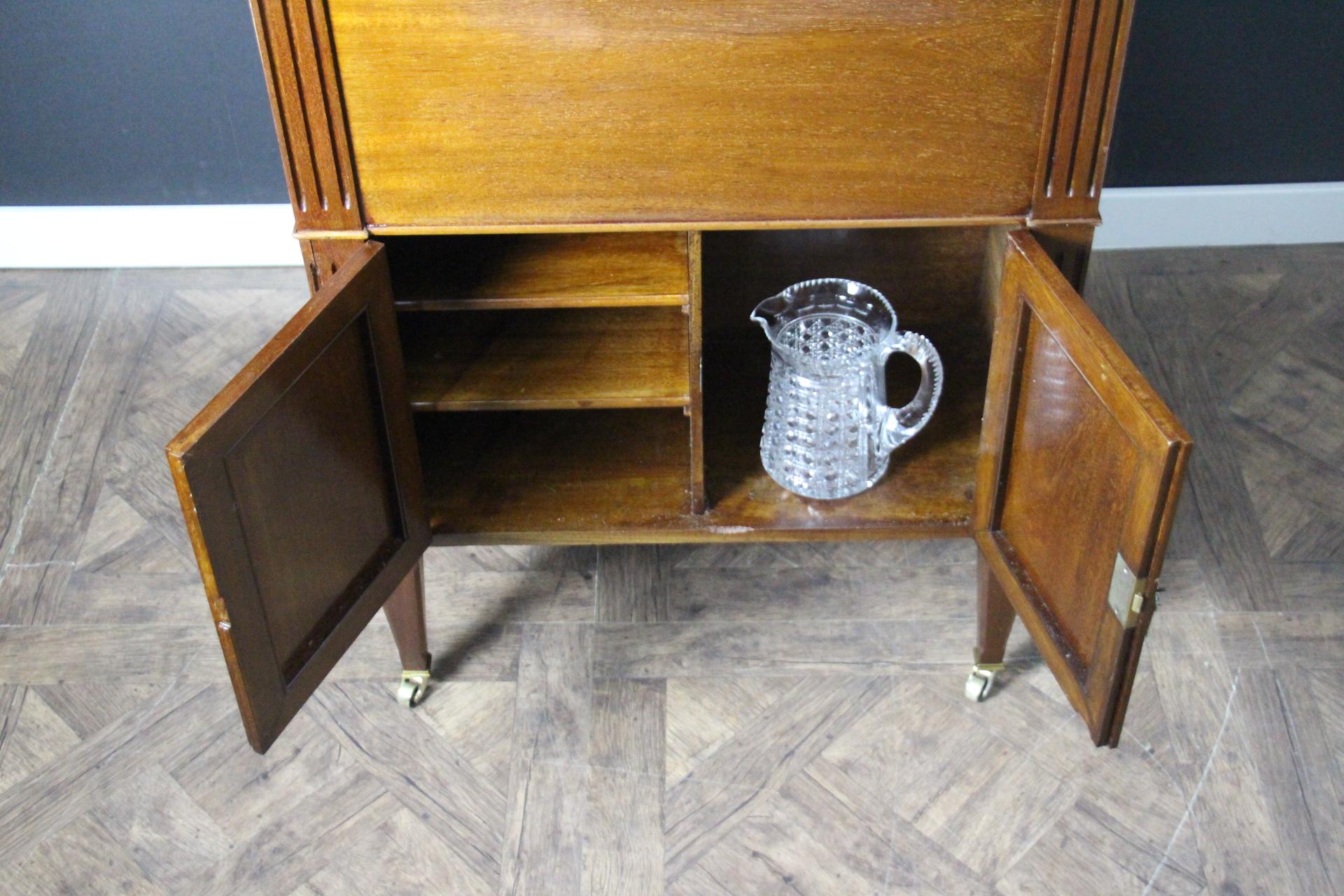 Rising Drink Cabinet, Cocktail Bar, Dry Bar, Folding Bar, Pop Up Cabinet For Sale 1