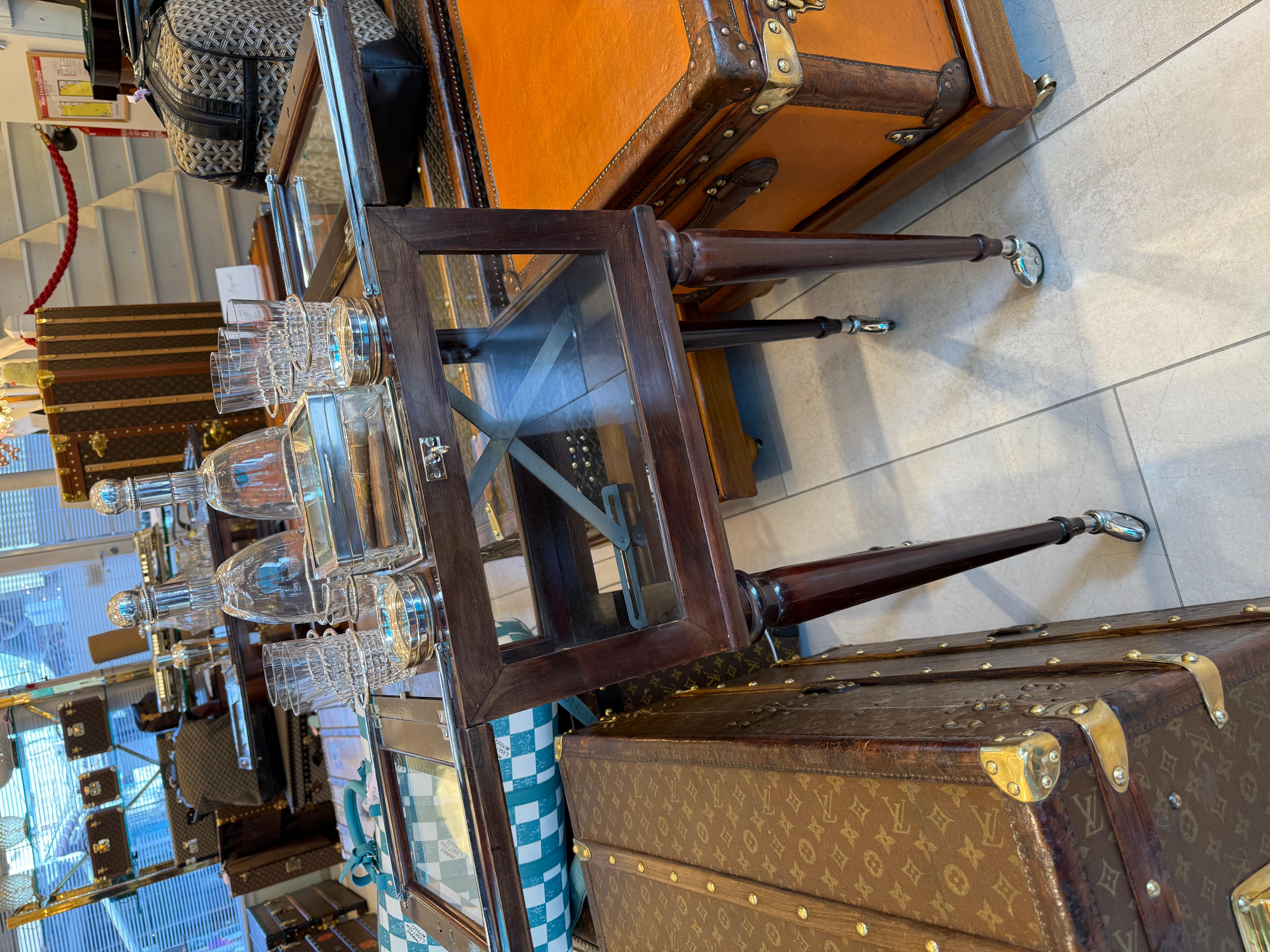 Rising Drink Cabinet, Cocktail Bar, Dry Bar, Folding Bar, Pop Up Bar, Bar Cart For Sale 9