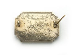 Risler & Carré Enamel and Diamond Brooch
