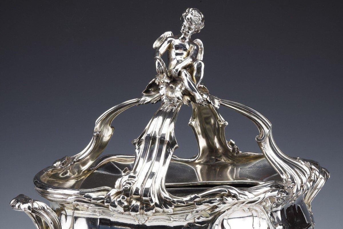 Risler & Carre - Importante centro de mesa en plata de ley S. XIX Plata esterlina en venta