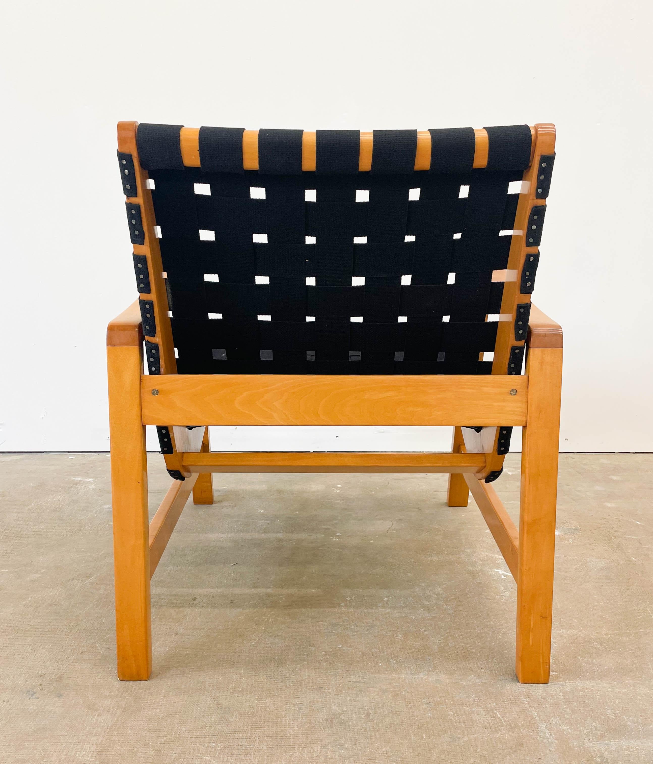 Americano Risom Webbed Knoll Armchair