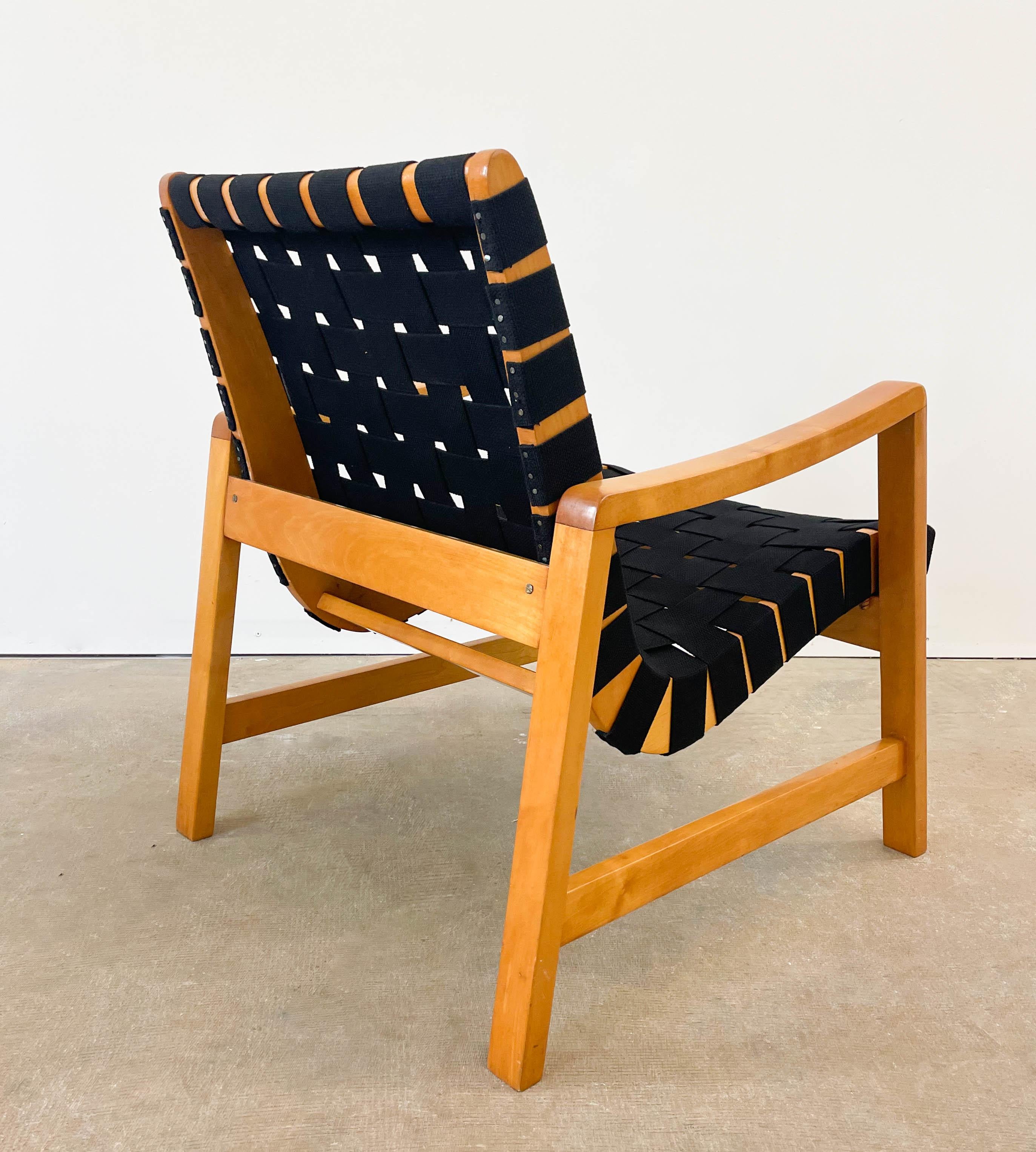 Risom Webbed Knoll Armchair In condizioni buone a Kalamazoo, MI