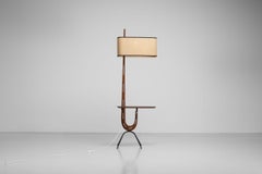 Rispal Giraffe tablet floor lamp made in France 1950
