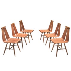 Risto Halme Set of Six Dining Chairs in Teak for Isku