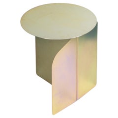 Risvolto 02 Mesas arco iris de metal fabricadas en Italia por Enrico Girotti