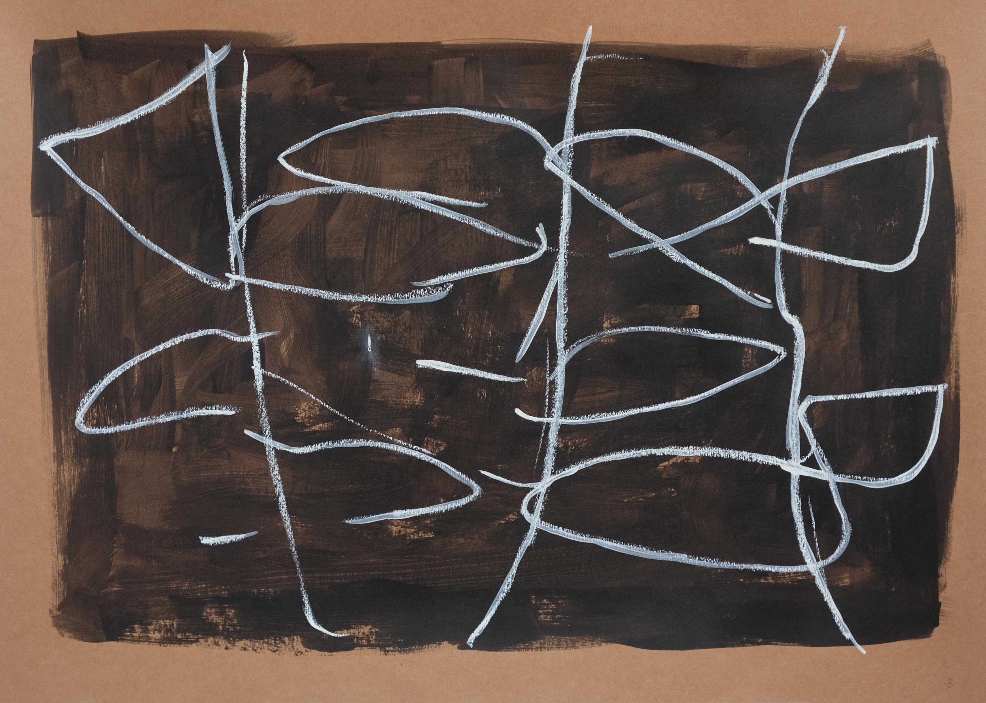 Rita Alaoui Still-Life Painting - Feuillages N 3. Painting