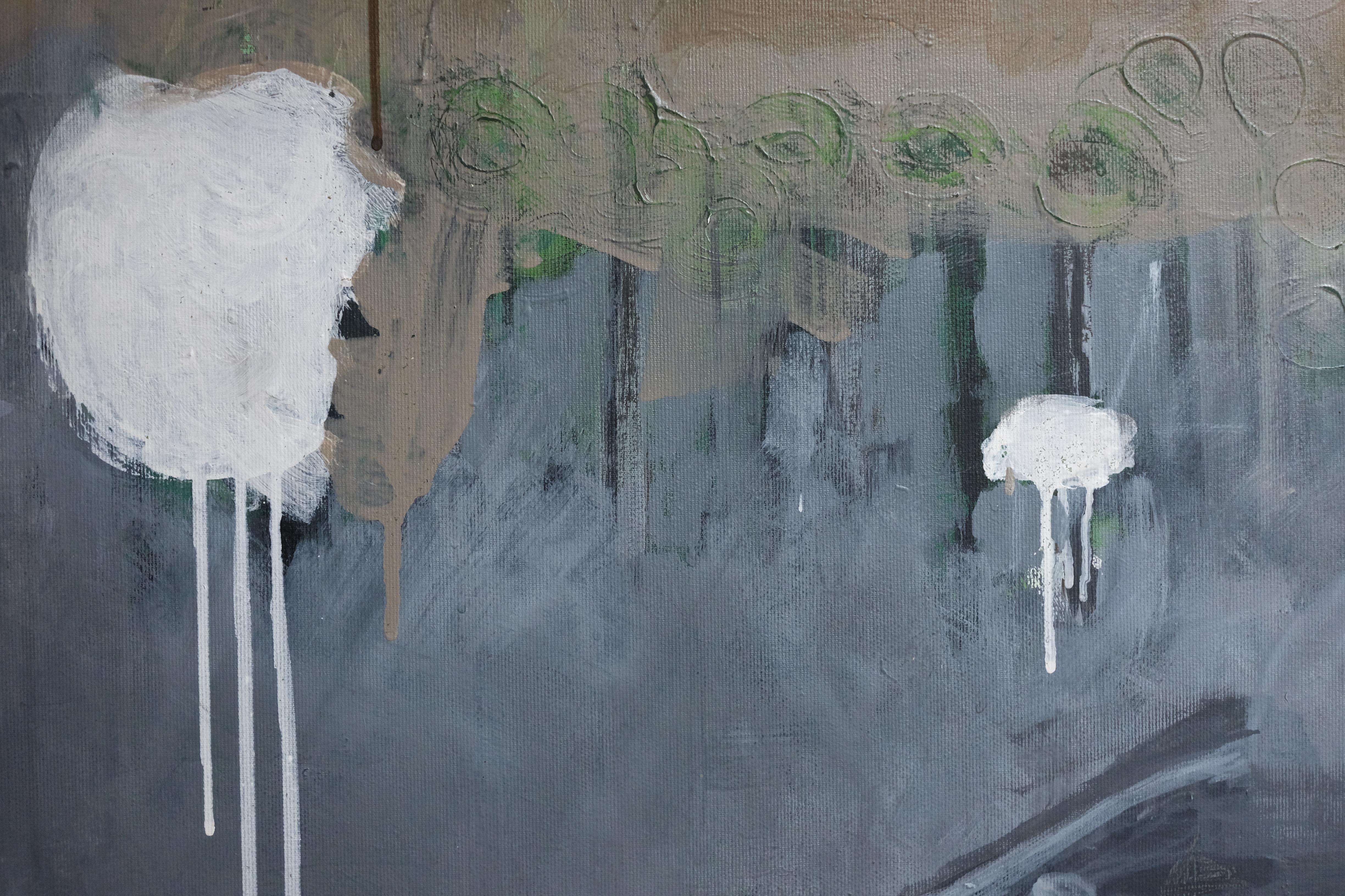 J'étais un poisson. Peinture abstraite - Painting de Rita Alaoui