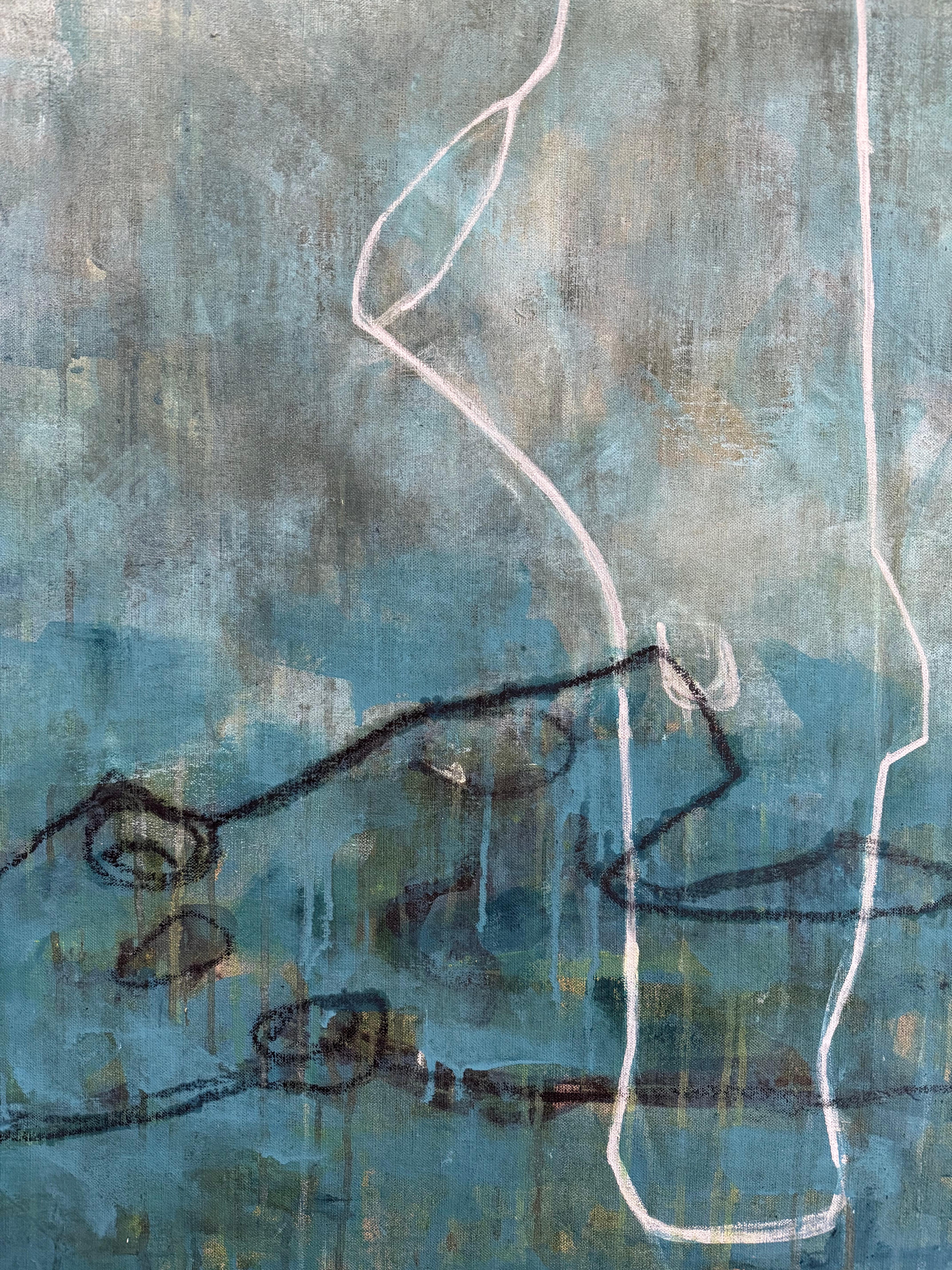 Rita Alaoui has always felt a deep connection with the living. Beginning as a painter—her  primary medium—She  later expanded into installation and performance, exploring the relationships humans establish with non-human entities and what they can