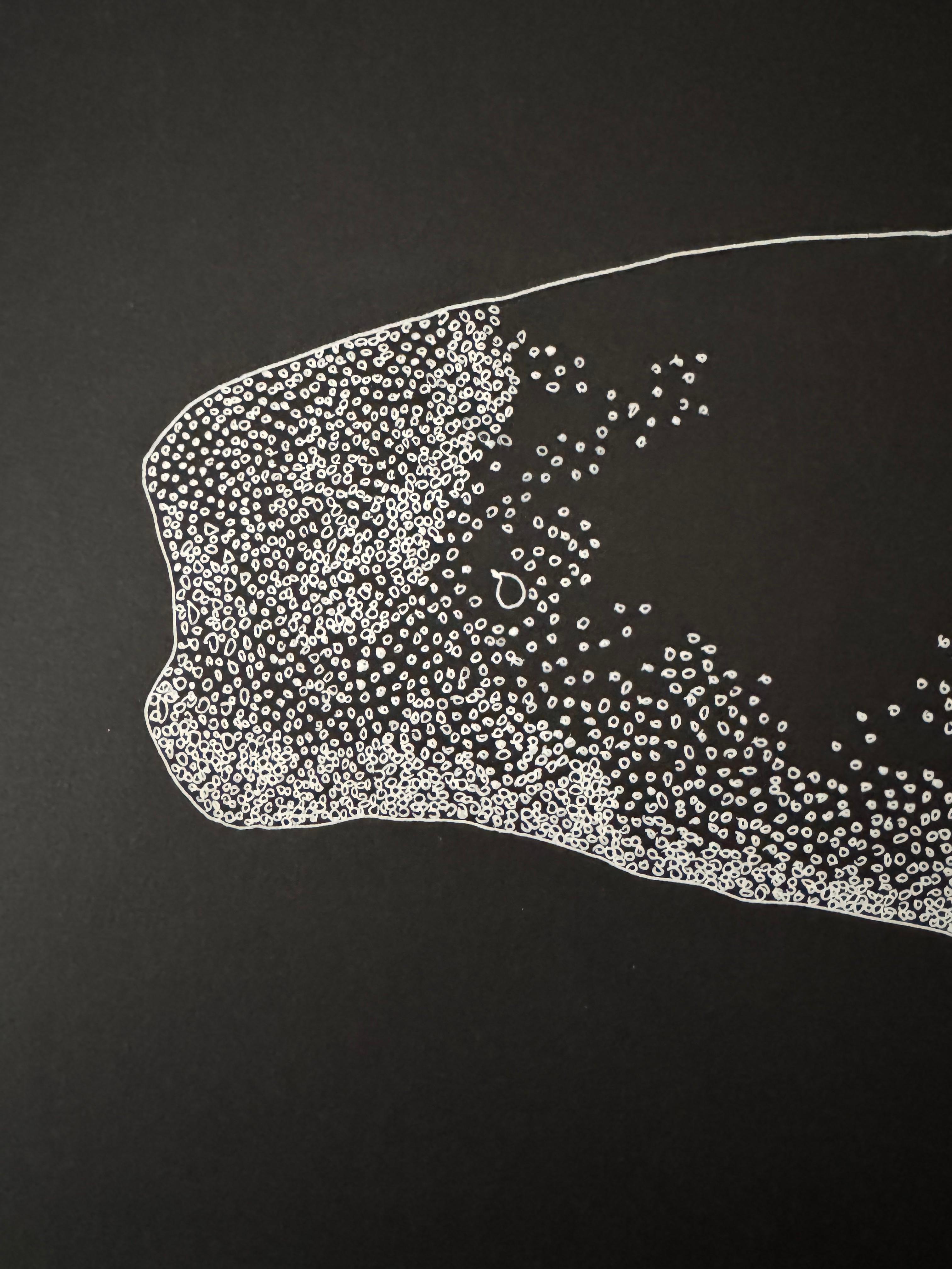 Objet trouvé N 7. Works on Paper - Painting by Rita Alaoui