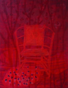 Red Chair #1. Color painting