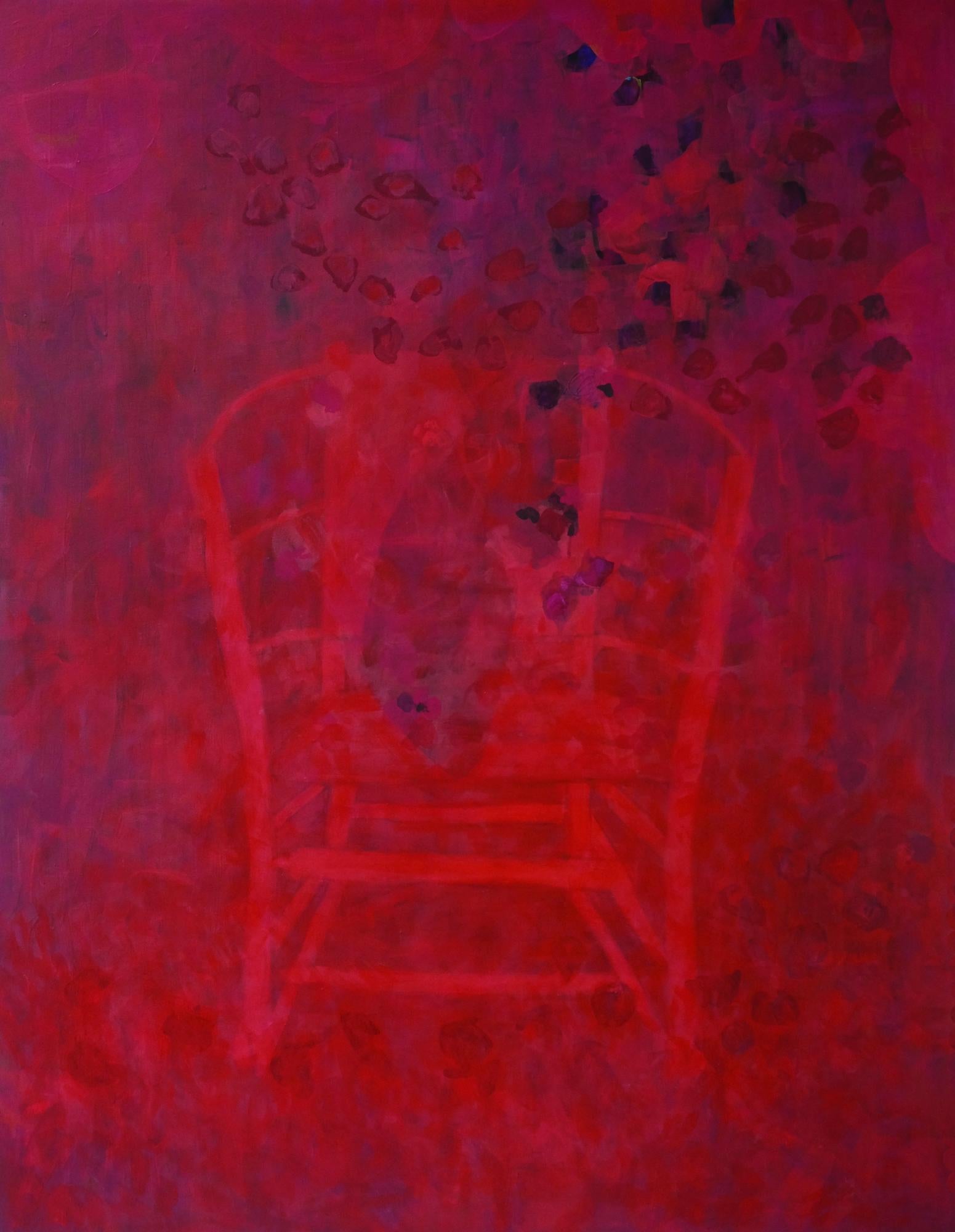 Red Chair #3. Color painting