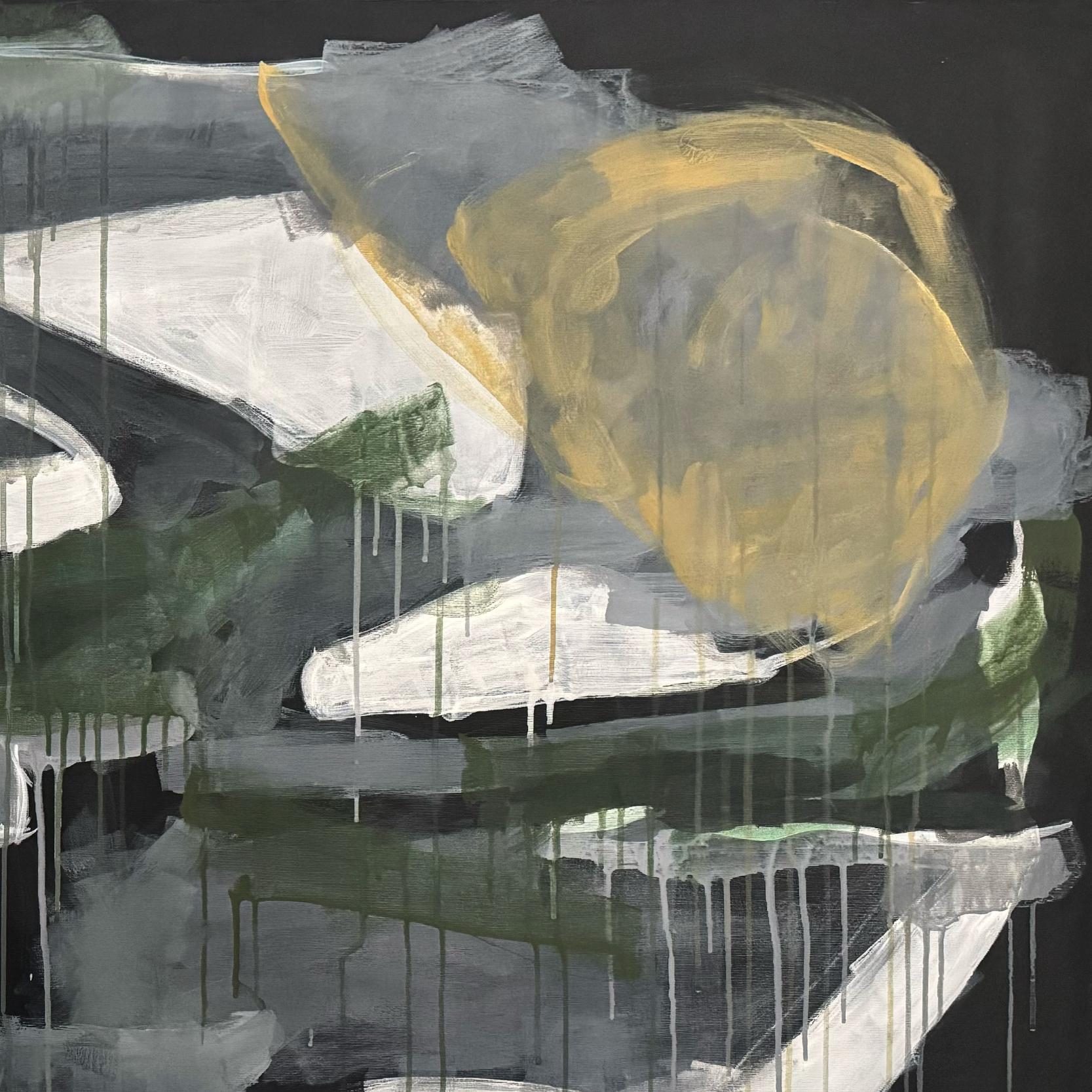 Untitled #1. Abstract painting - Painting de Rita Alaoui