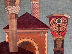 Surrealist Rooftops Collage