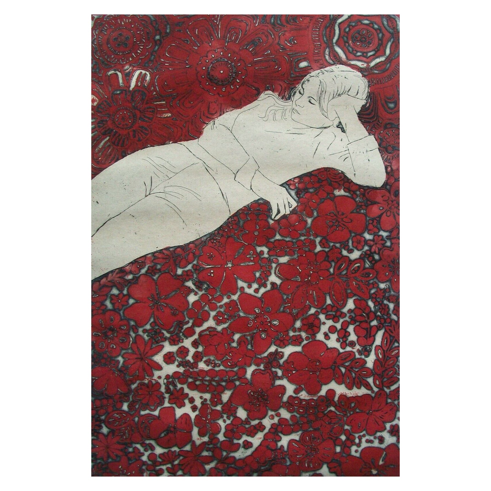 Rita Briansky, 'Dreamscape', 37/50, Framed Etching on Paper, Canada, C.1973