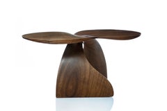 "Rita" - Small Table, Carved, Collectible, Organic, Sculptural - Amber