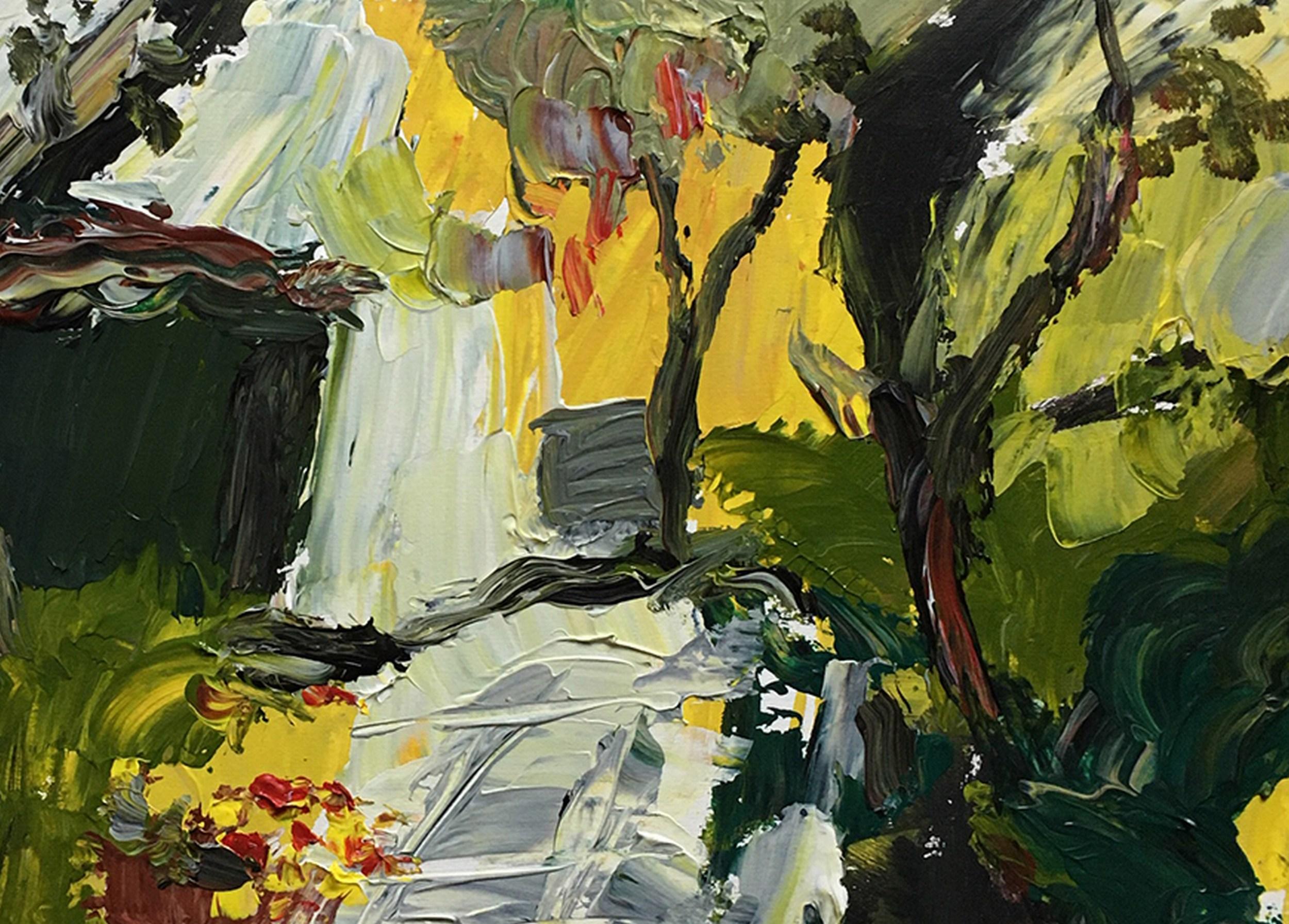 Rita Guile Landscape Painting - Tree Shadows 