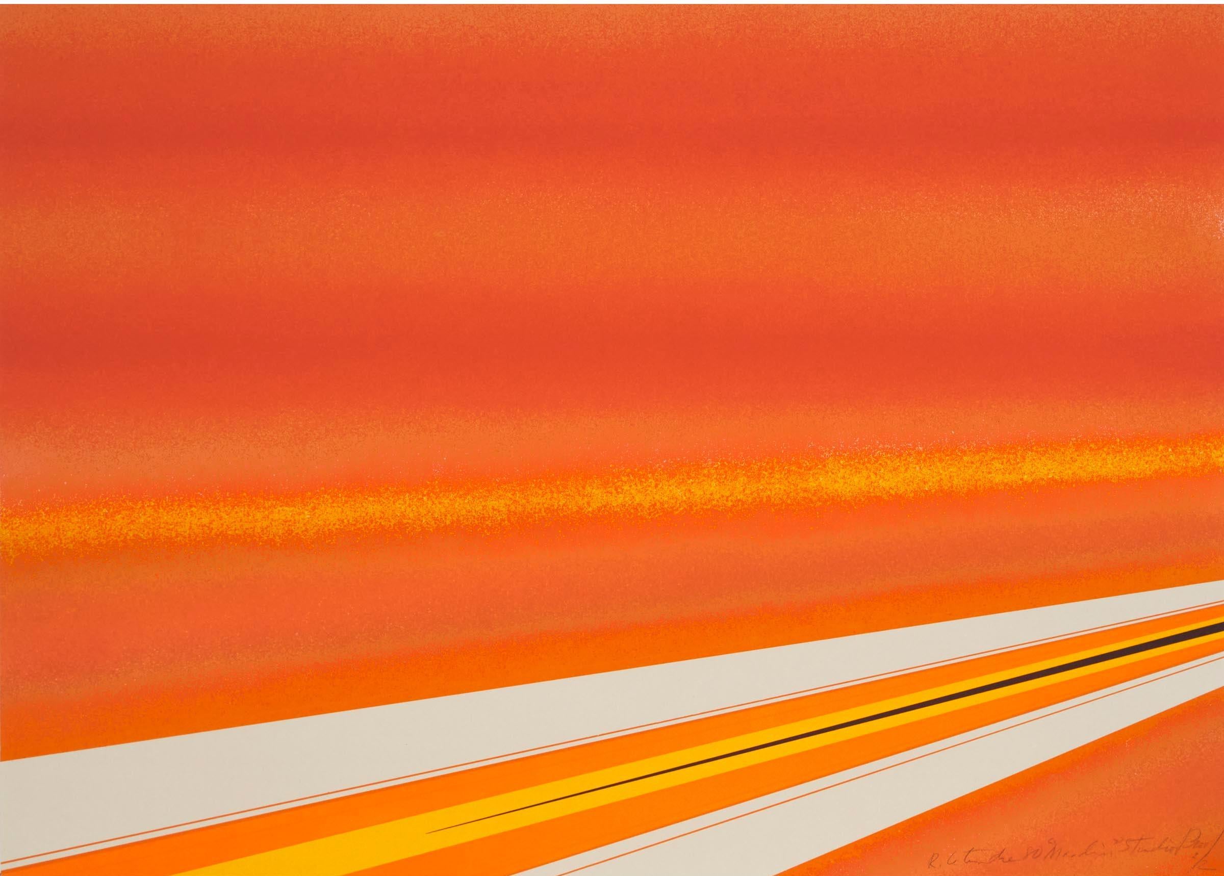 Rita Letendre Abstract Print - Maadim
