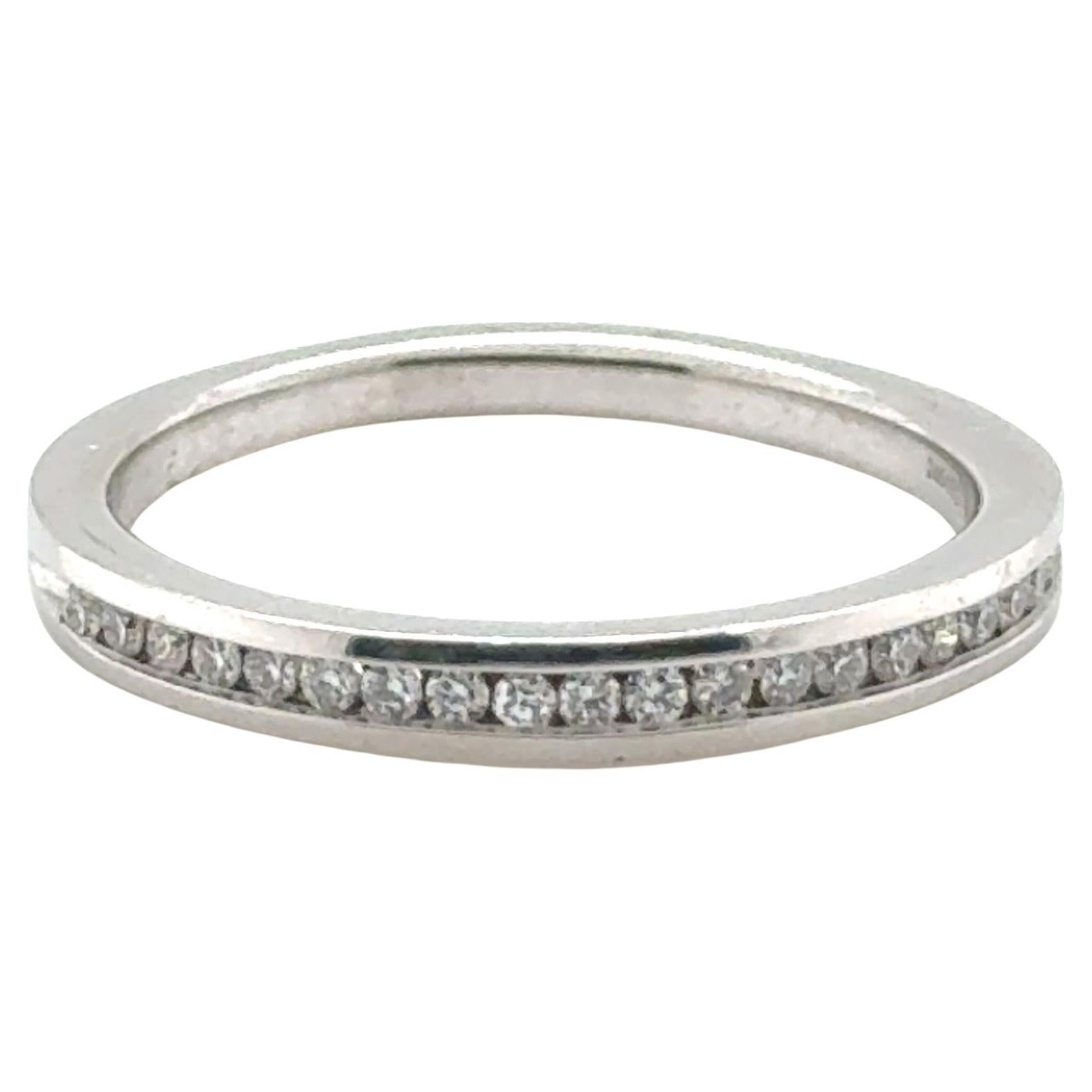 Ritani Channel Set Diamond Wedding Ring Band .15ct Mined 14K Brand New