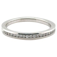 Ritani Channel Set Diamond Wedding Ring Band .15ct Mined 14K Brand New