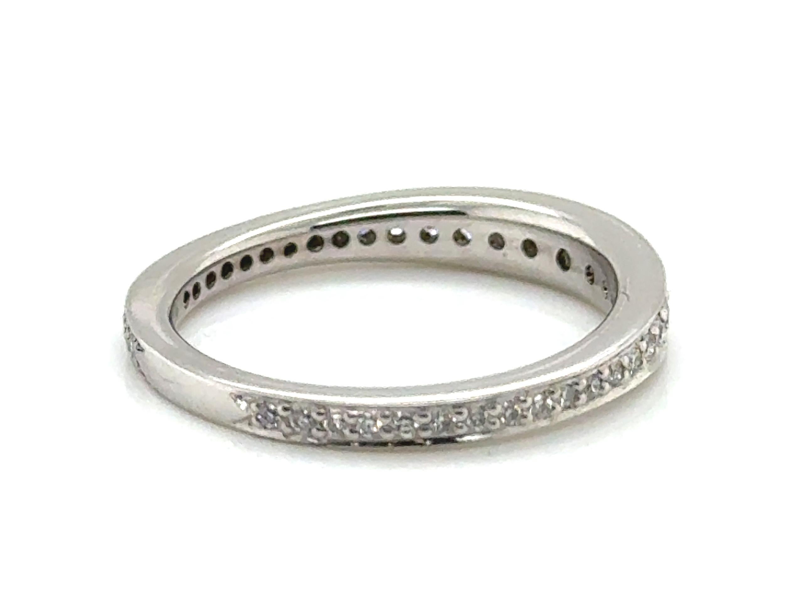 Ritani Eternity Diamond Wedding Ring Band .39ct Mined 14K Graduated Brand New Neuf - En vente à Dearborn, MI