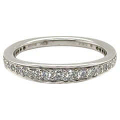 Ritani Eternity Diamond Wedding Ring Band .39ct Mined 14K Graduated Brand New