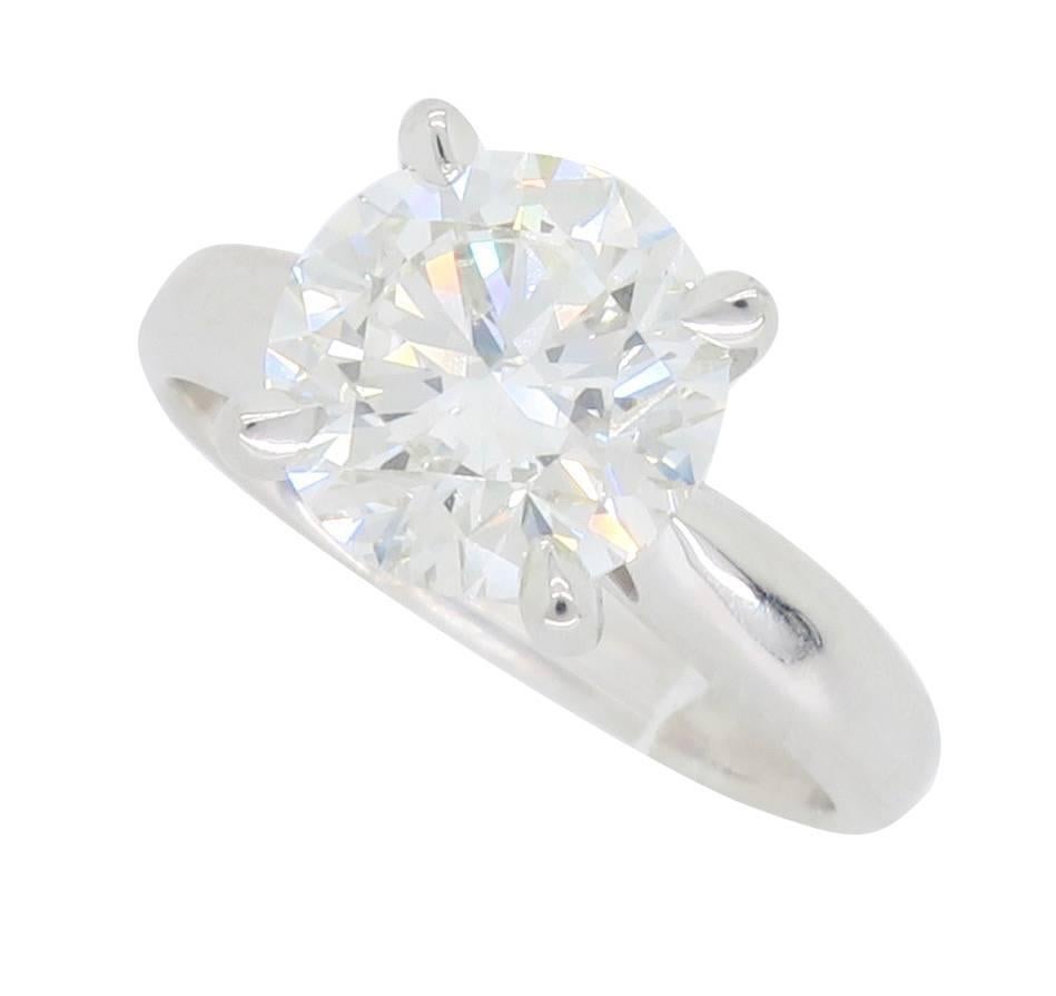 Ritani GIA Certified 2.04 Carat Round Brilliant Cut Diamond Engagement Ring 6