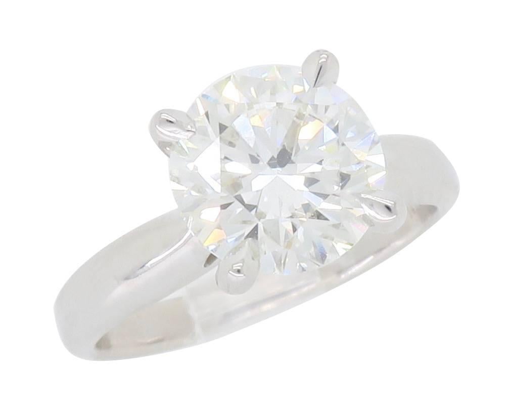 Ritani GIA Certified 2.04 Carat Round Brilliant Cut Diamond Engagement Ring 7