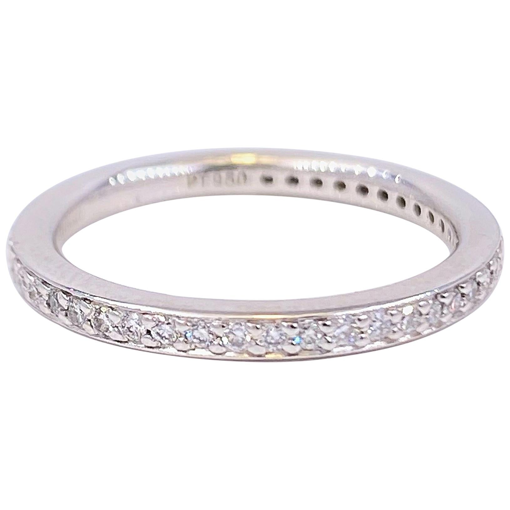 Ritani MicroPave Diamant Eternity Ehering aus Platin