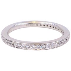 Ritani MicroPave Diamond Eternity Wedding Band in Platinum