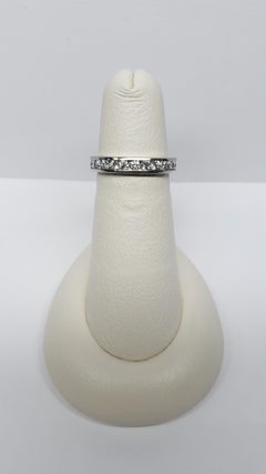 Ritani Platinum Channel Set Eternity Band