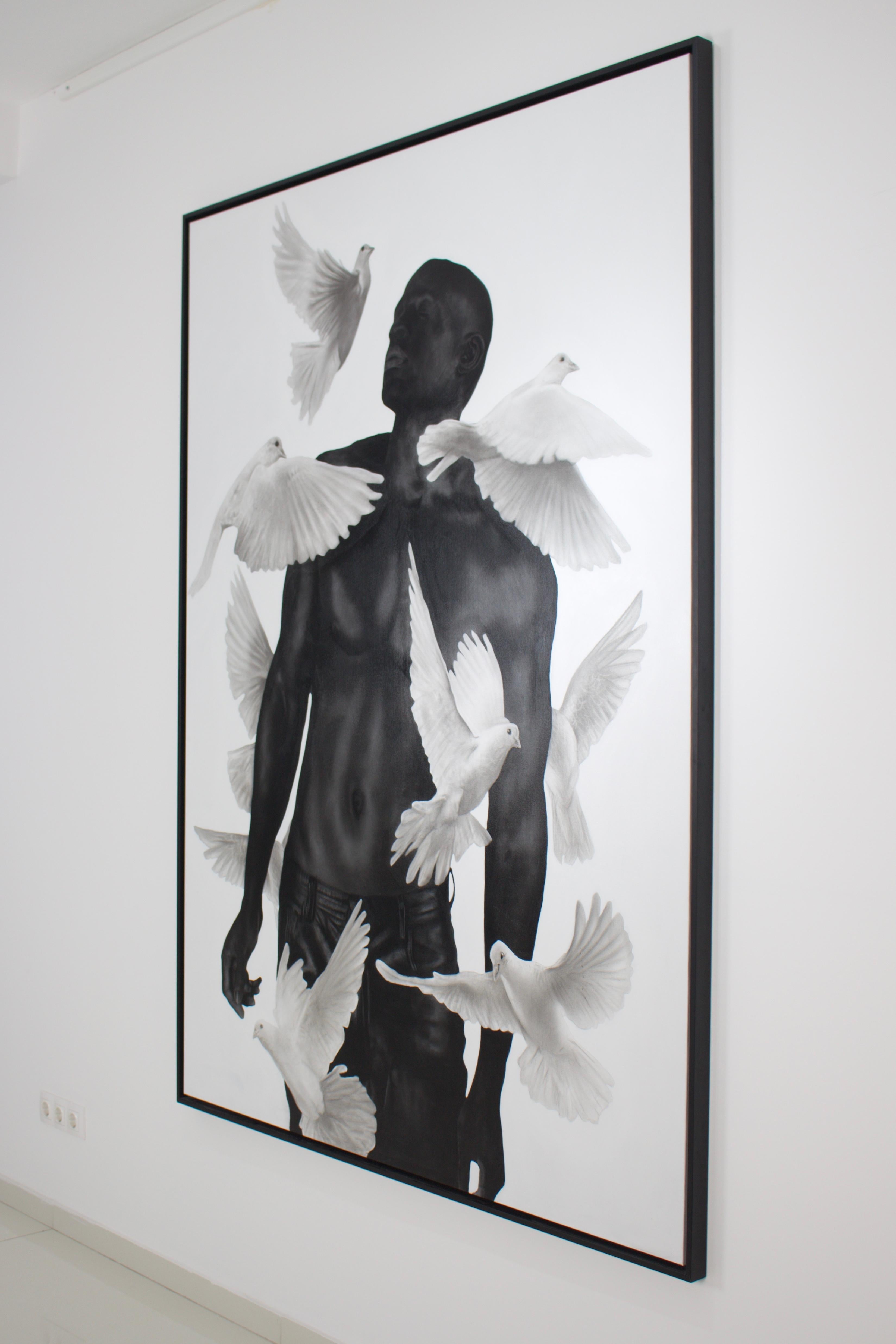 Between Fragilities - Painting by Ritchelly Oliveira