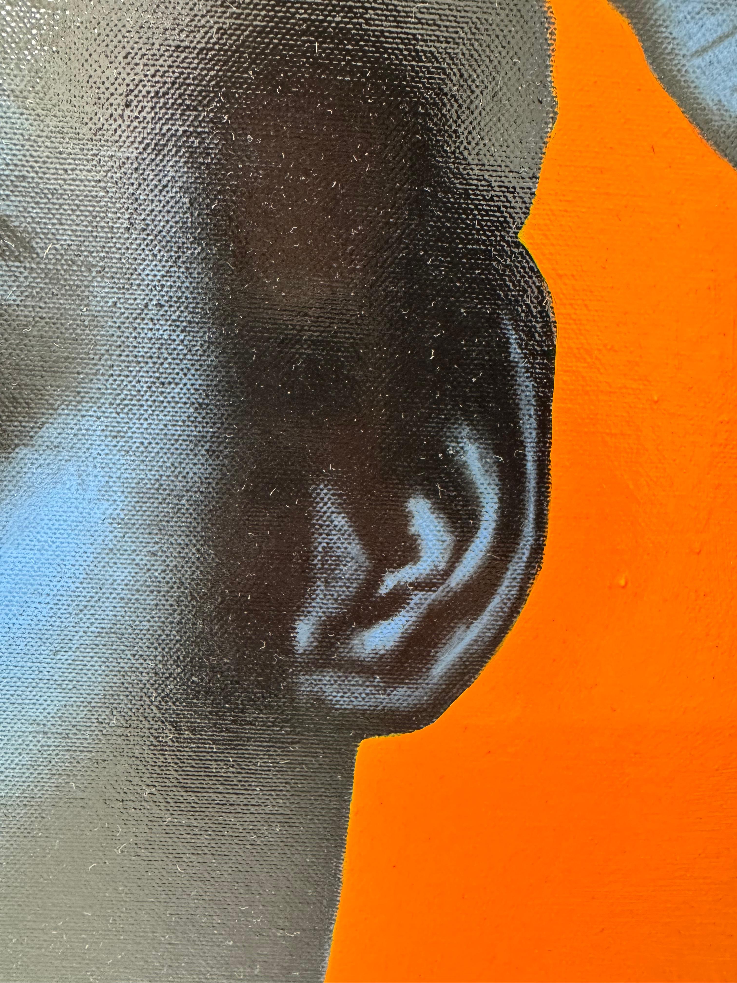 Feel the Blue III, 2025 – Ritchelly Oliveira (Figurative) im Angebot 2