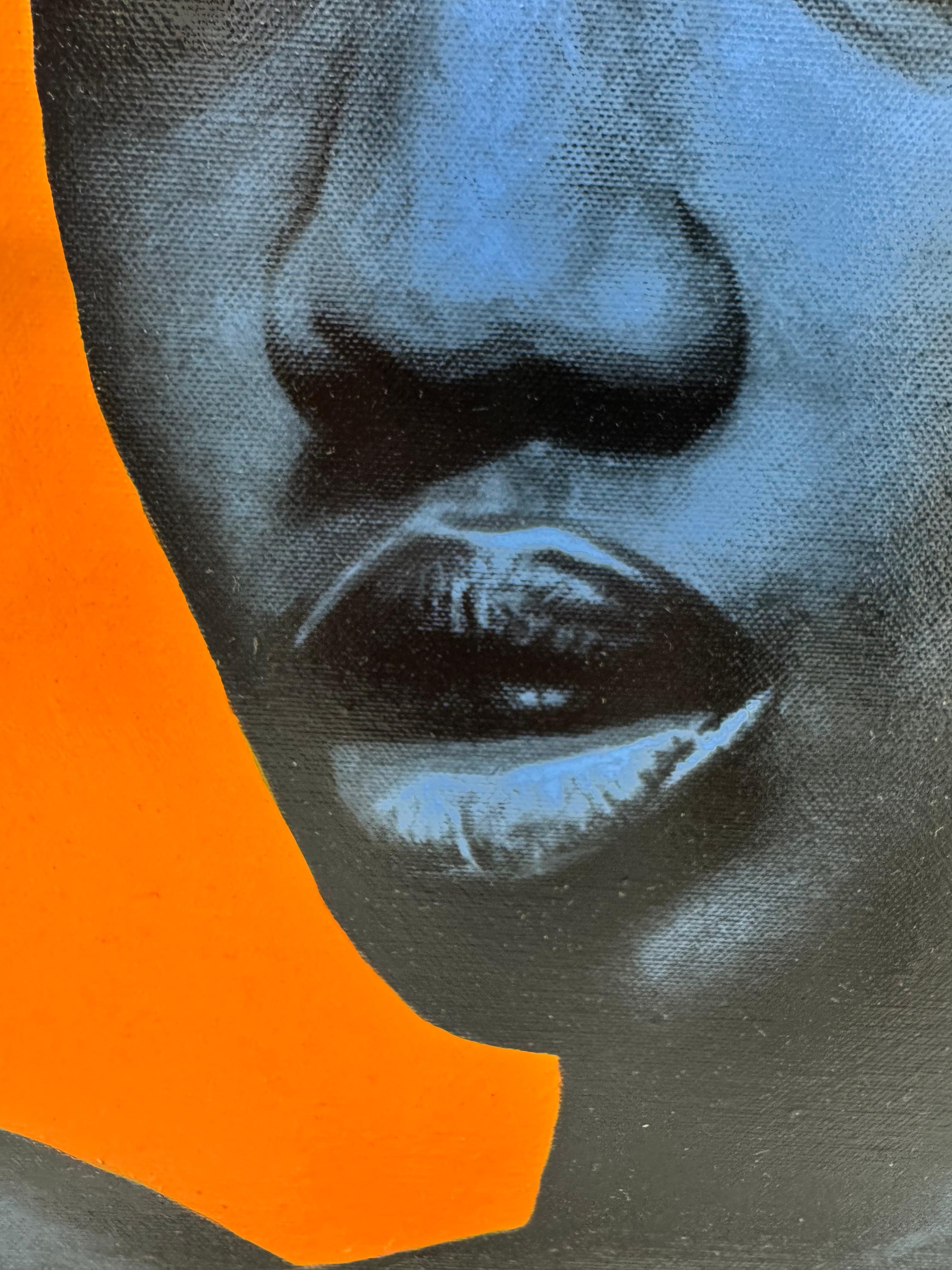 Feel the Blue III, 2025 – Ritchelly Oliveira (Figurative) im Angebot 3