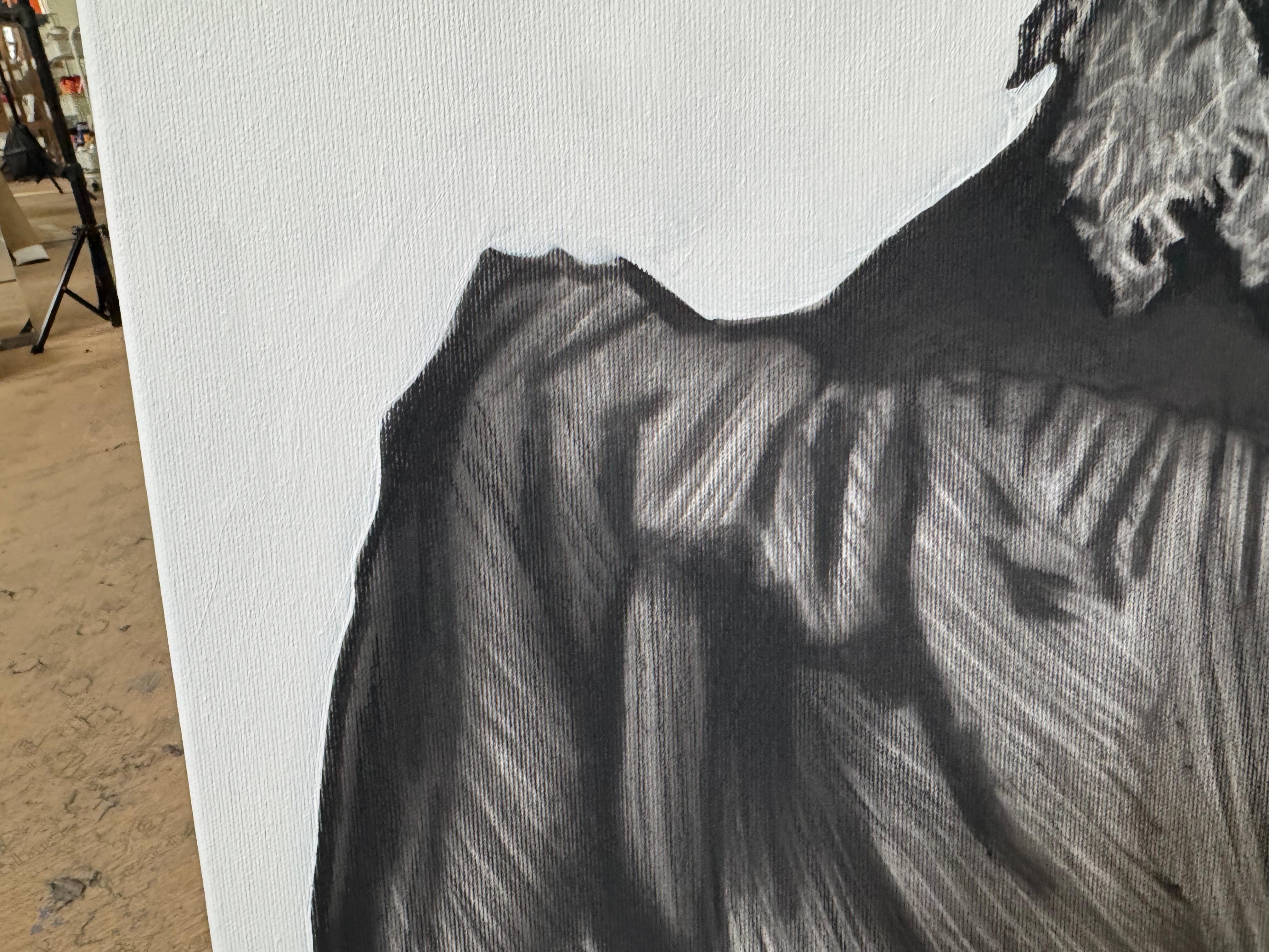 Gato Preto, 2025, Pittura in vendita 4