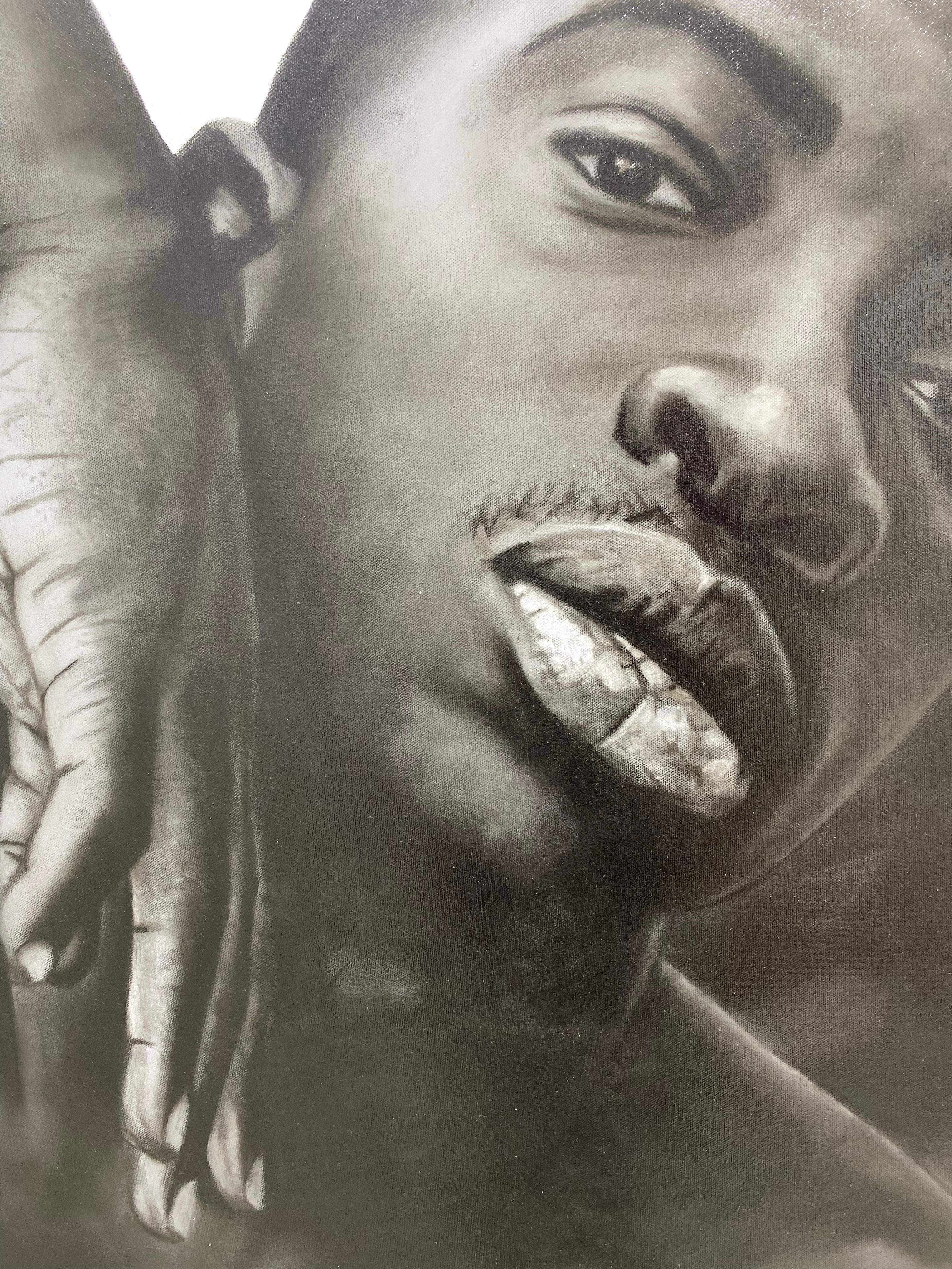 I+I sono stato toccato da Dio - Painting di Ritchelly Oliveira