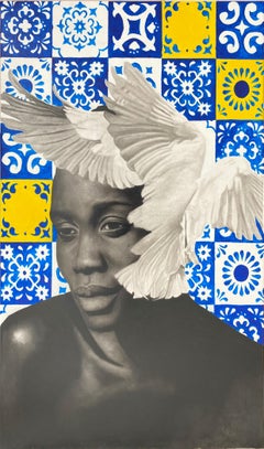 Intimidade II, Contemporary portrait by Brazilian artist Ritchelly Oliveira