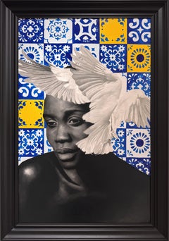 Intimidade II, Contemporary portrait by Brazilian artist Ritchelly Oliveira