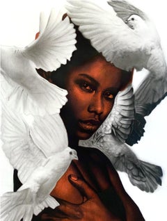 La chica de los cañones de plumas