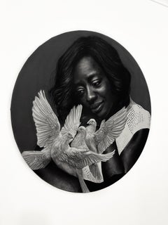 Viola and the Birds, 2025 - Ritchelly Oliveira (Figurative)