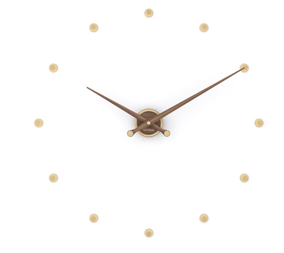 Ritmo 12 wall clock, made in Southern Italy, 2019

The hands of RITMO, shorter than other models, and 12 truncated cone-shaped metal notches punctuate the hours of RITMO, a furnishing complement suitable for multiple interior design contexts.
 
 