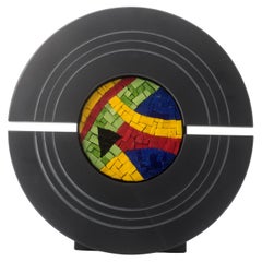 RITMO COLORATO - Skulptur aus Mosaik und Schiefer von Nino Basso - Einzigartige Arbeit