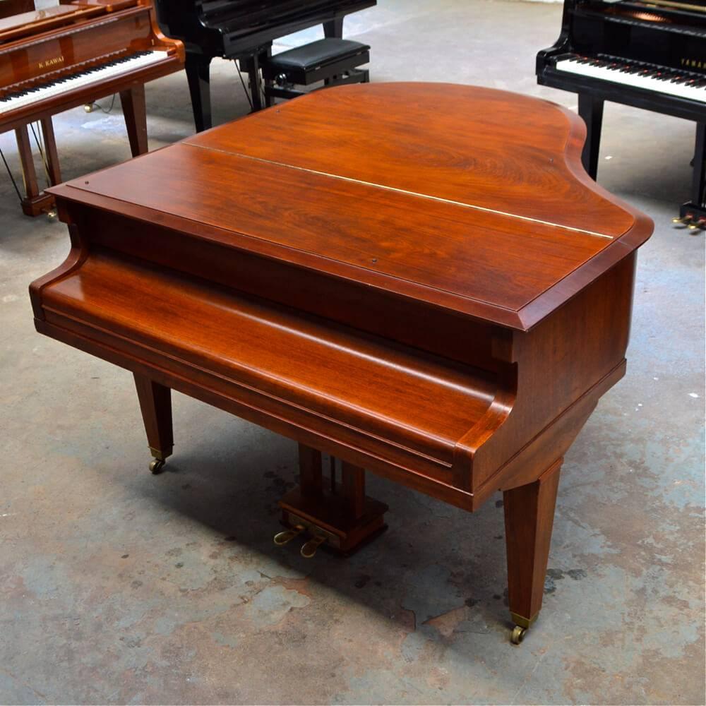 Arts and Crafts Ritmuller Grand Piano Art in Rosewood Case For Sale