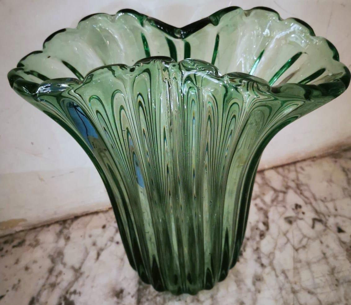 Ritorto A Coste Vase, by Archimede Seguso, Murano, 1950s 1