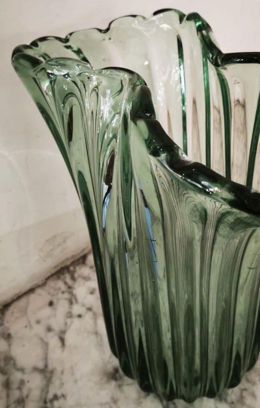Ritorto A Coste Vase, by Archimede Seguso, Murano, 1950s 2