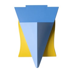 Ritratto Blue Wall Hanging Flower Vase Alessandro Mendini Postmodern
