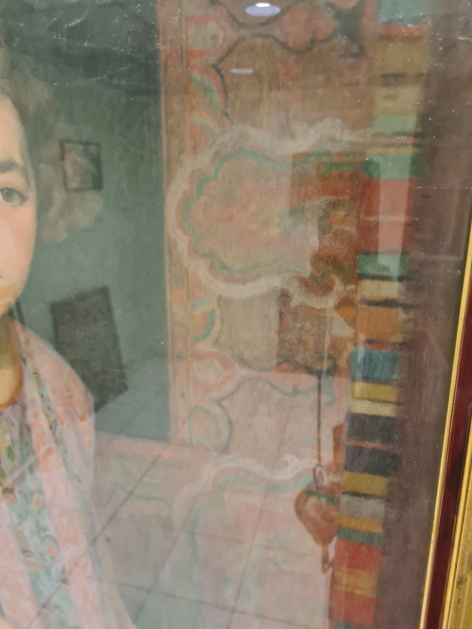 Portrait of a Maiden by painter Ernesto Gai early 1900' For Sale 1
