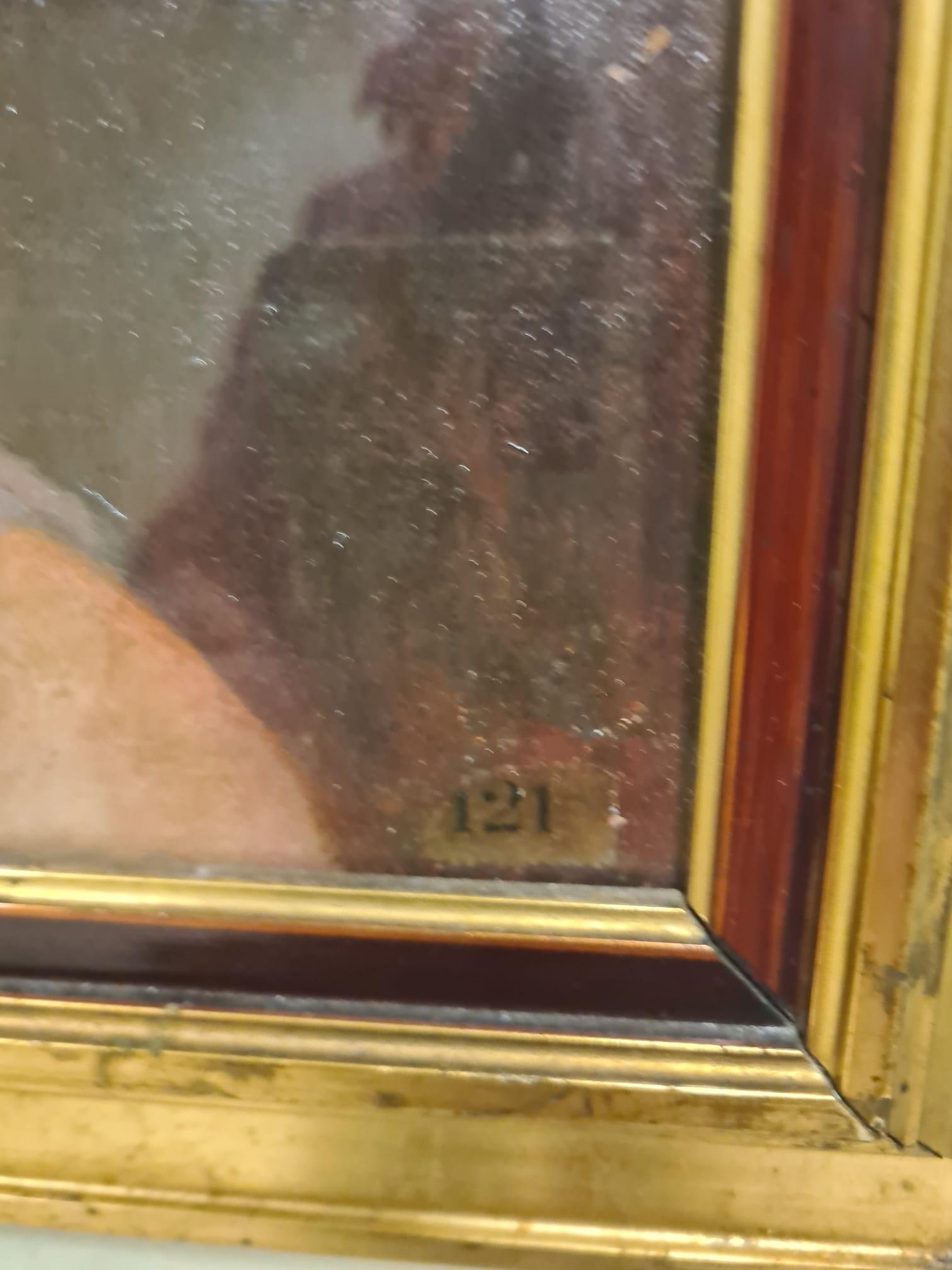Portrait of a Maiden by painter Ernesto Gai early 1900' For Sale 3