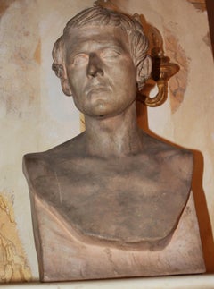 "Portrait of a Gentleman," terracotta sculpture by Etienne Edouard Suc